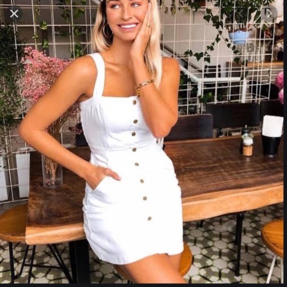 Kookai Mini White Dress